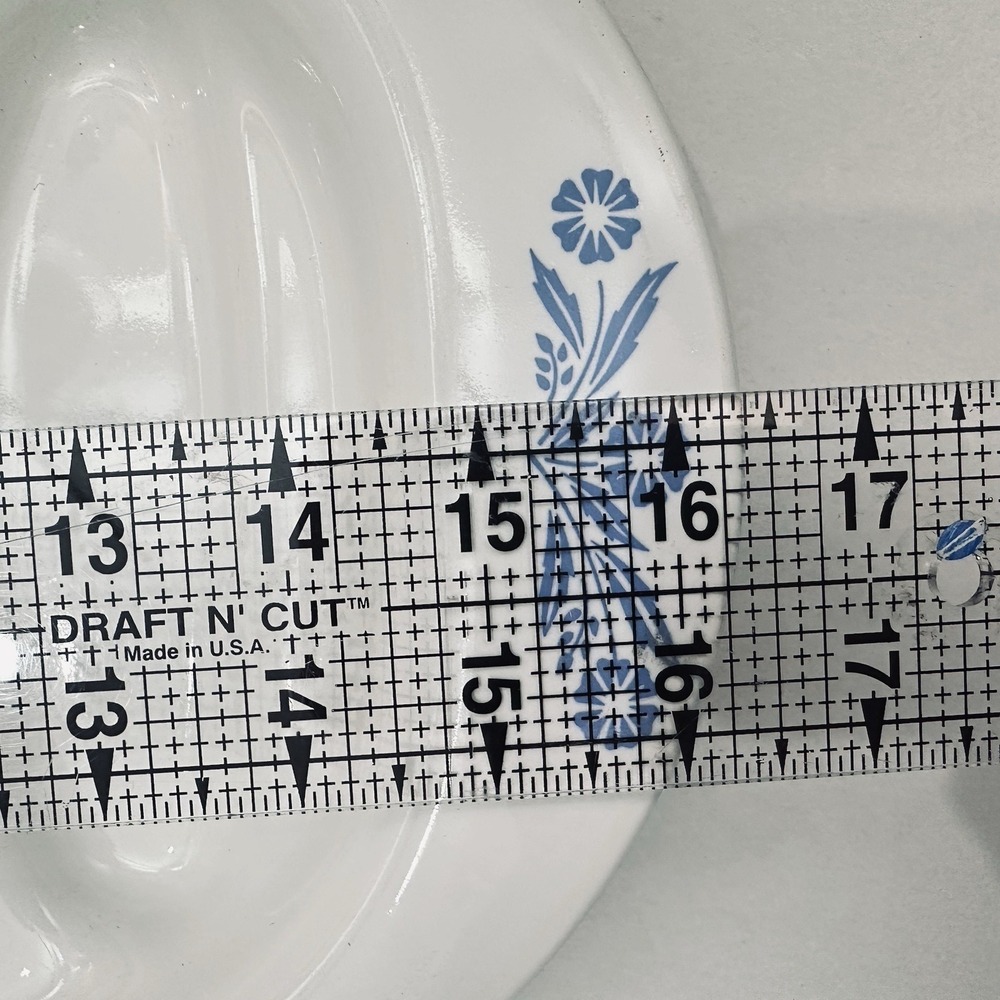 Corning‎ Ware Blue Cornflower P-19 Bakeware Roasting Platter 16x10x2" - Picture 3 of 4